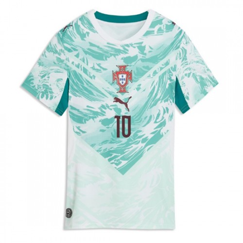 Portugal Bernardo Silva #10 Bortatröja Dam VM 2026 Kortärmad